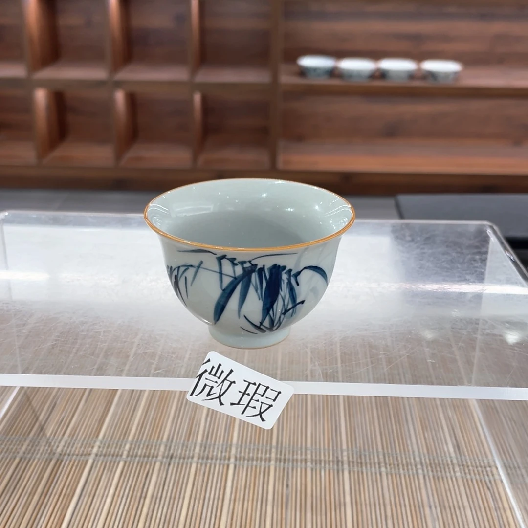 微瑕釉下彩纯手绘