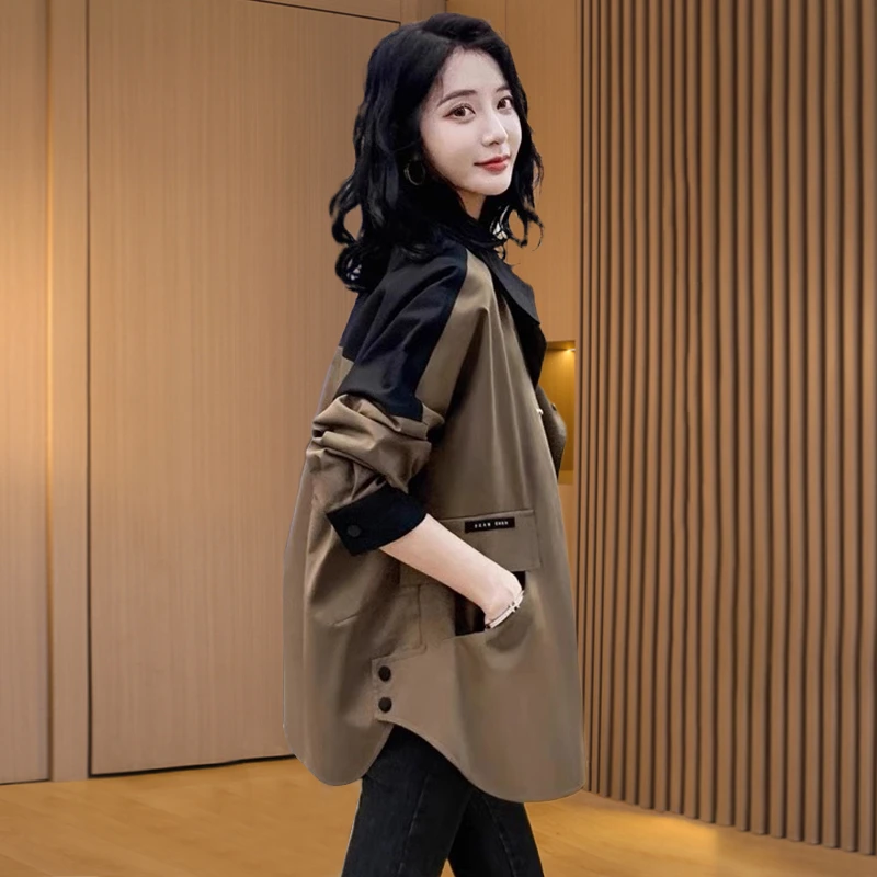 杭州意法风衣女款2025新款春款秋爆款高端品牌短休闲欧货外套上衣