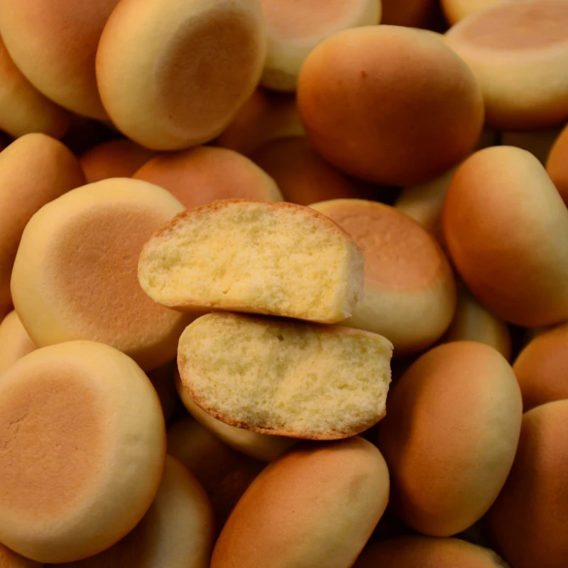 东北老式小光头饼二斤实惠装，哈尔滨风味传统工艺糕点营养早餐