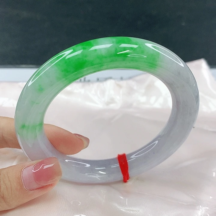 翡翠未镶嵌手镯圈59.6，12014