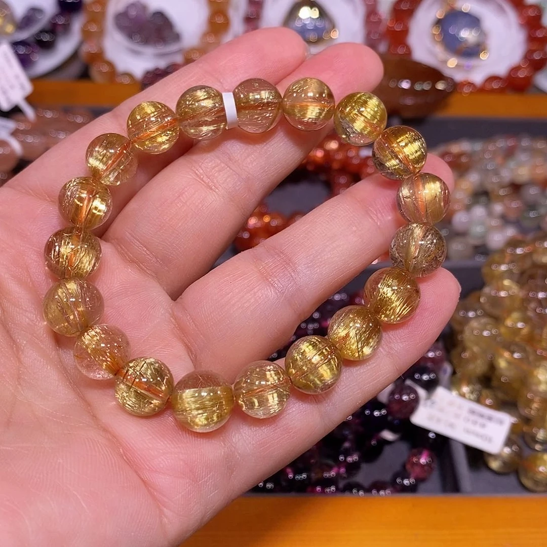 未镶嵌手链水晶金钛晶10