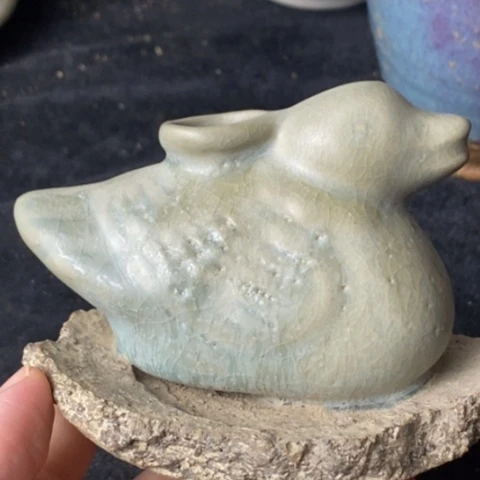炉宝丰清凉寺汝窑残器