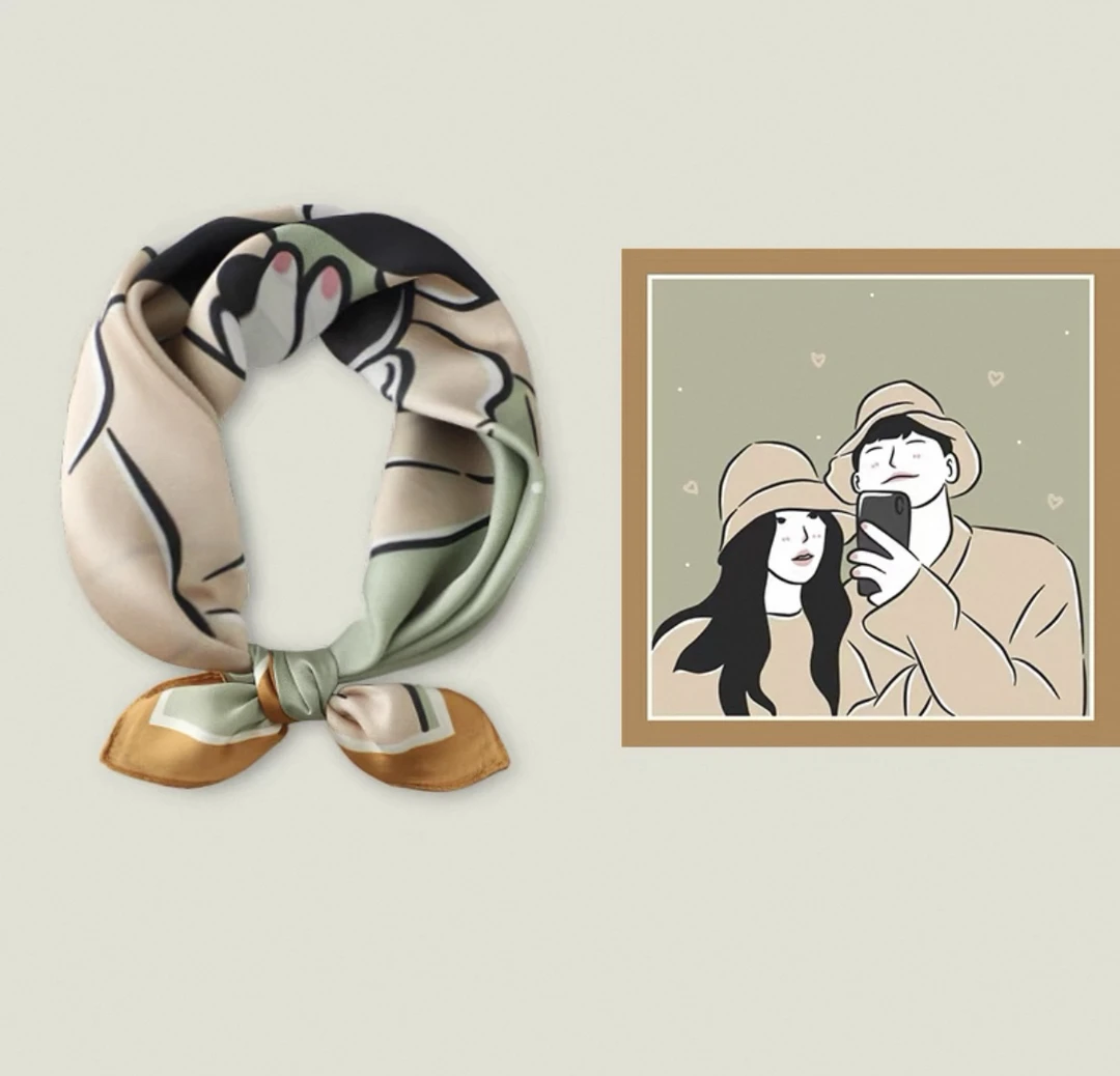 帅炸裂葫芦链链丝巾