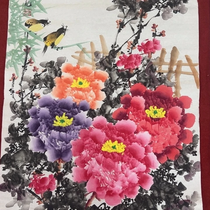 横款聚义书画艺术作品