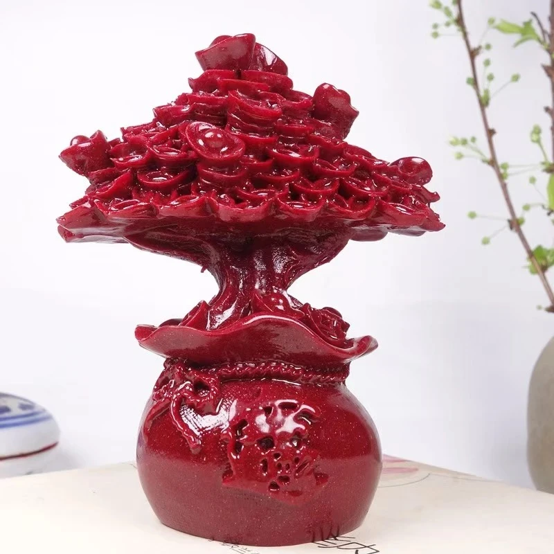 【臻品甄选】招财树摆件（D）