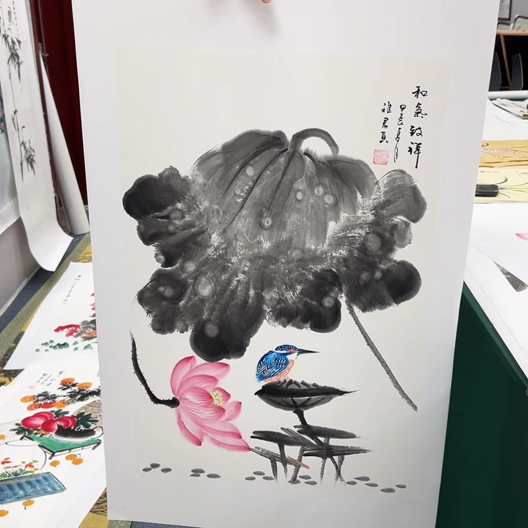 国画宣纸国画纯手绘作品