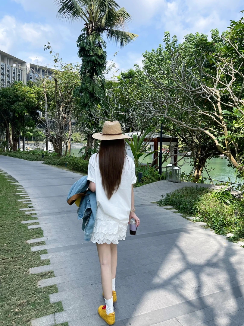 蕾丝蛋糕裙 短裤裙 夏季蓬蓬感 松紧腰