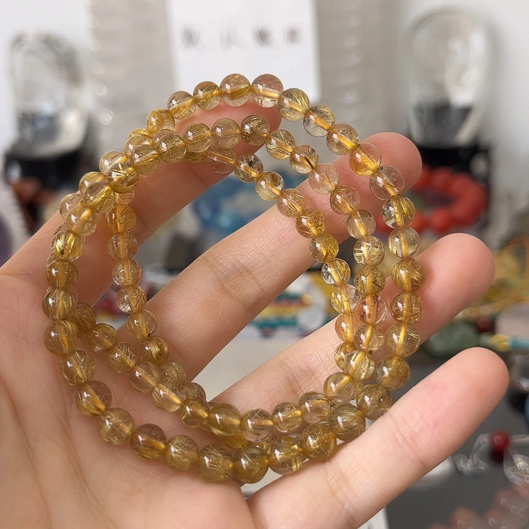 水晶手链未镶嵌矿坑