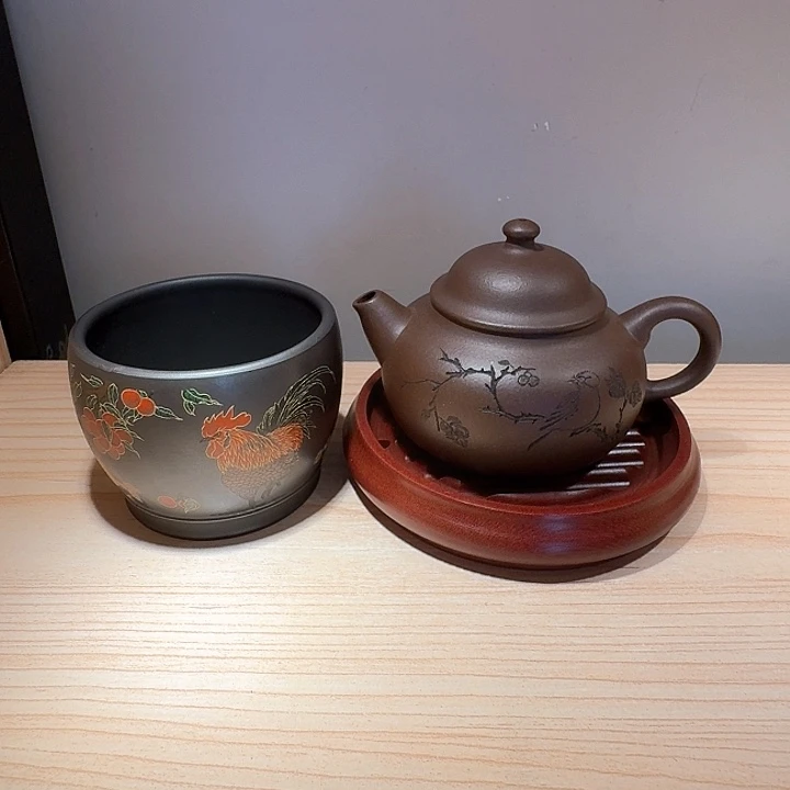 紫砂茶壶宜兴原矿手工紫砂壶