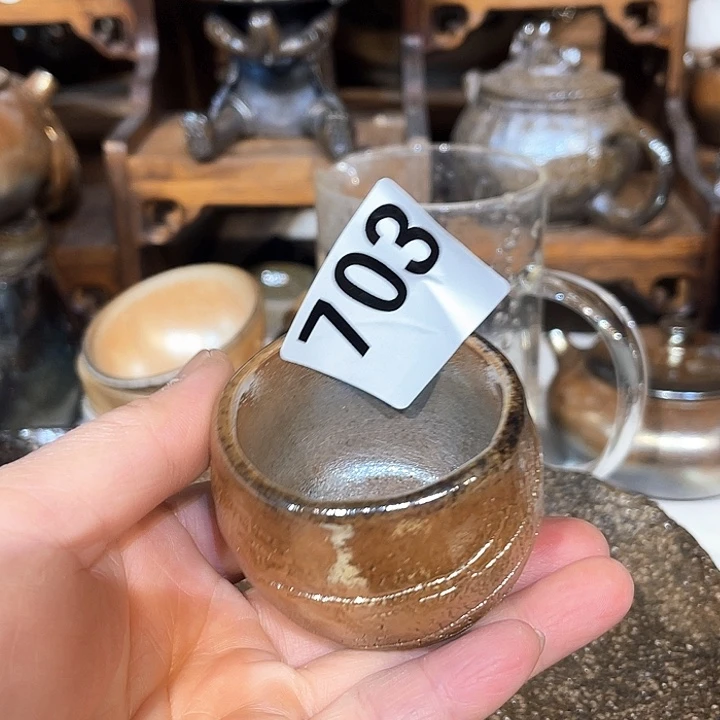 杯高温柴烧陶泥主人杯