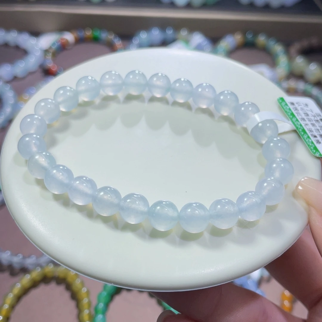 未镶嵌手链翡翠卡7.5