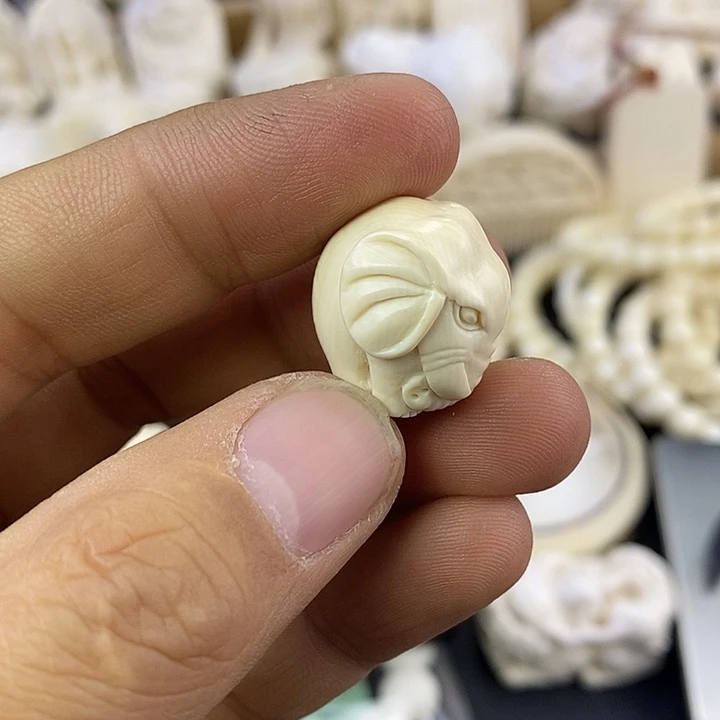 猛犸象牙吊坠大象