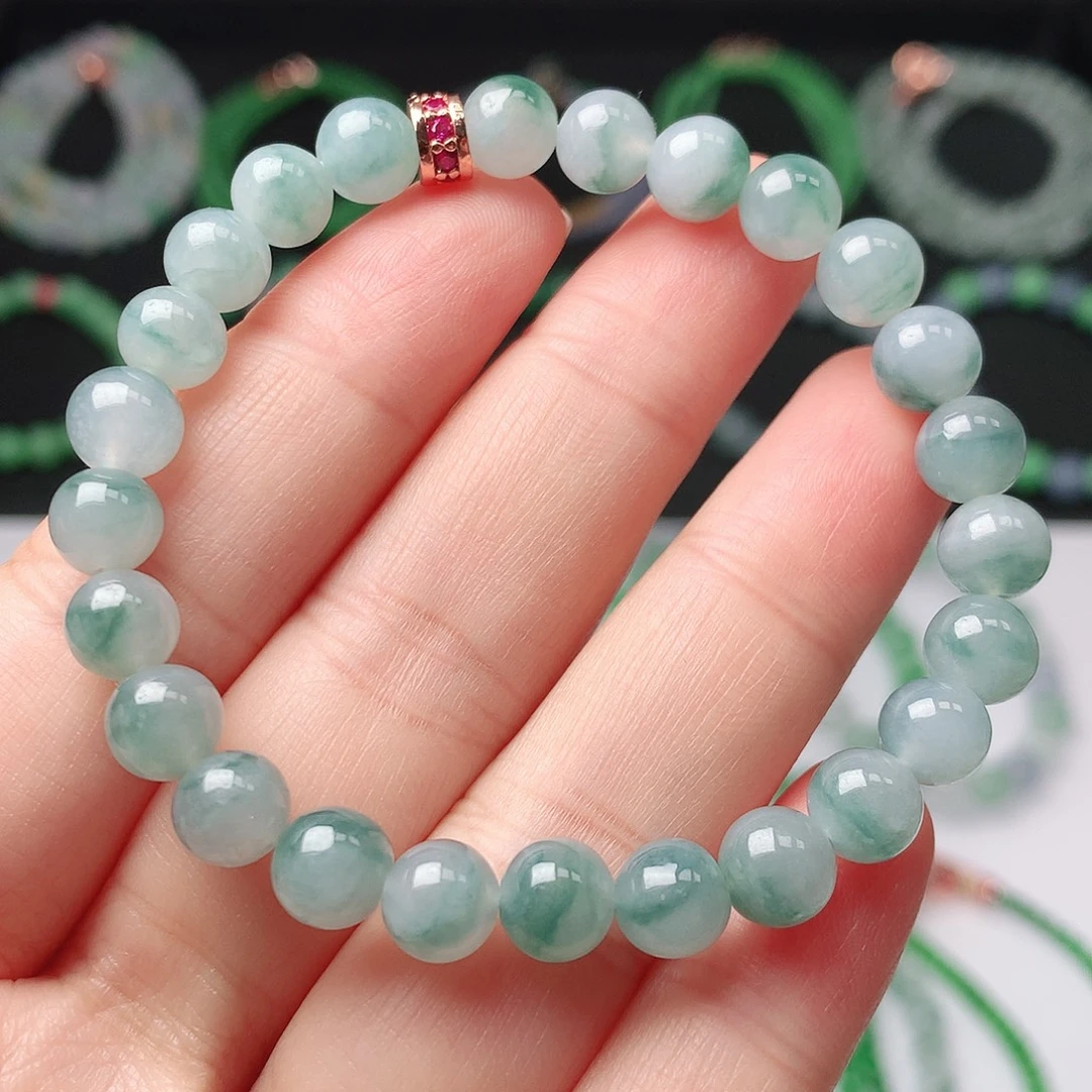 翡翠未镶嵌手链翡翠