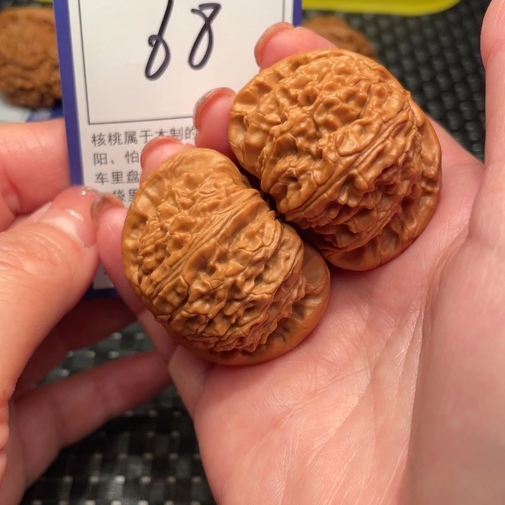 文玩核桃把件43狮子头68