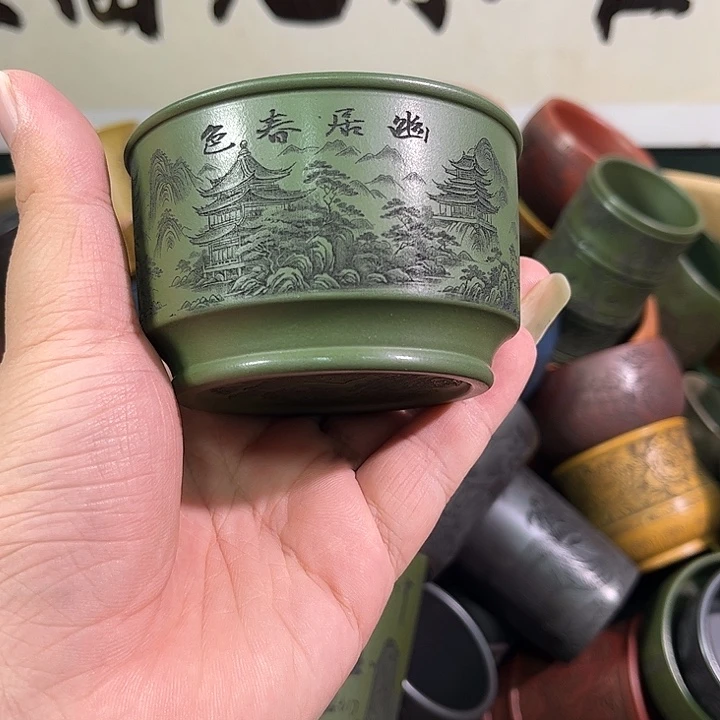 茶杯紫砂全手工紫砂主人杯