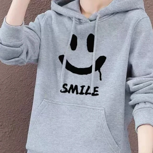 棉连帽卫衣冬季加绒加厚卫衣女2023新款秋冬带帽外套百搭宽松上衣