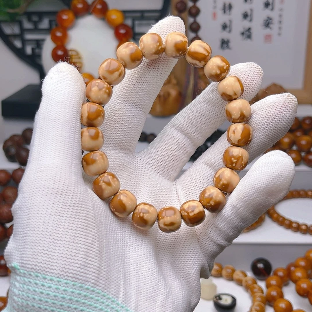 紫金鼠手串紫金鼠花皮老型半山半水