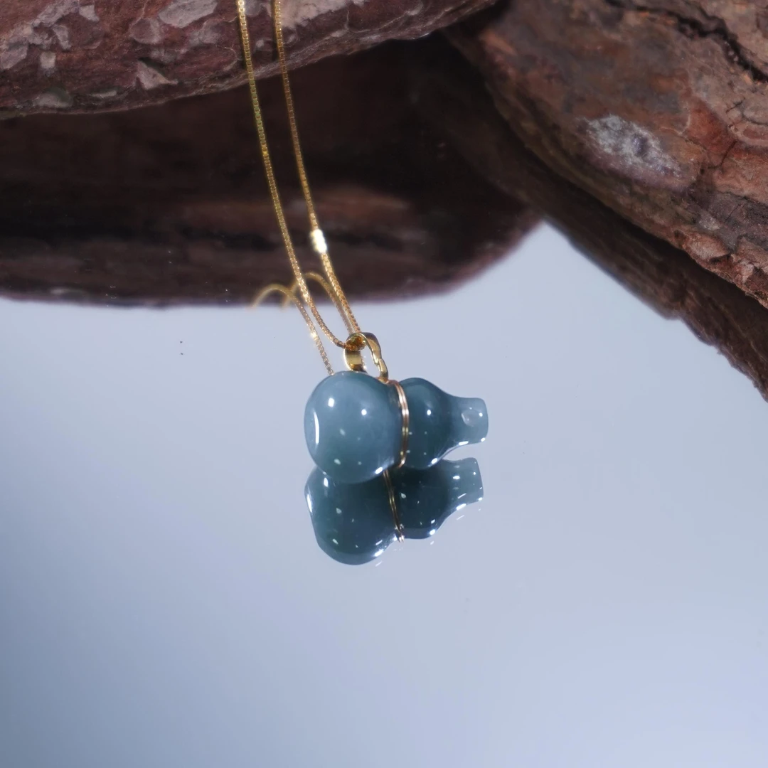 Fiilo 「翠葫芦」定制设计款 天然翡翠项链 多样性发一