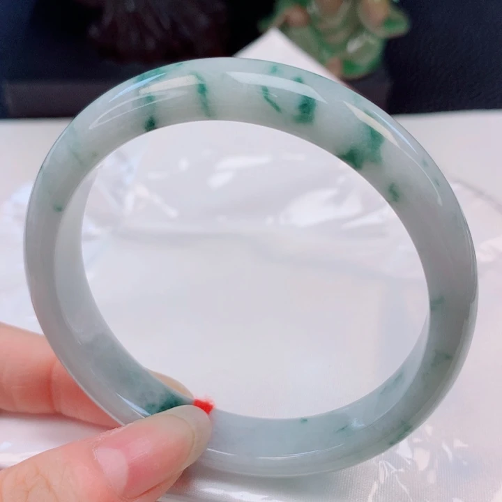 未镶嵌手镯翡翠59圈