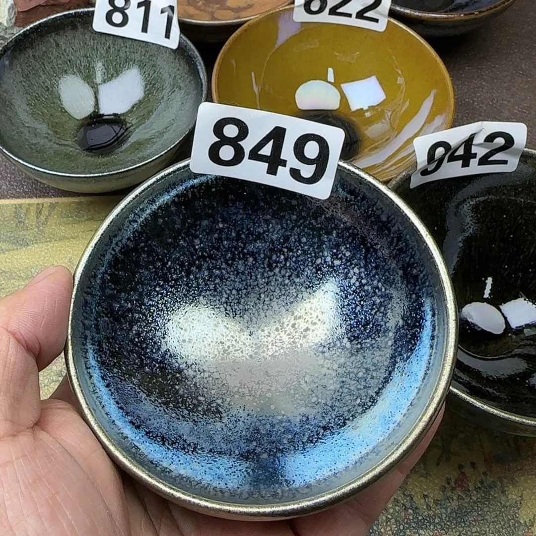 茶盏建盏杯主人杯龙窑柴烧