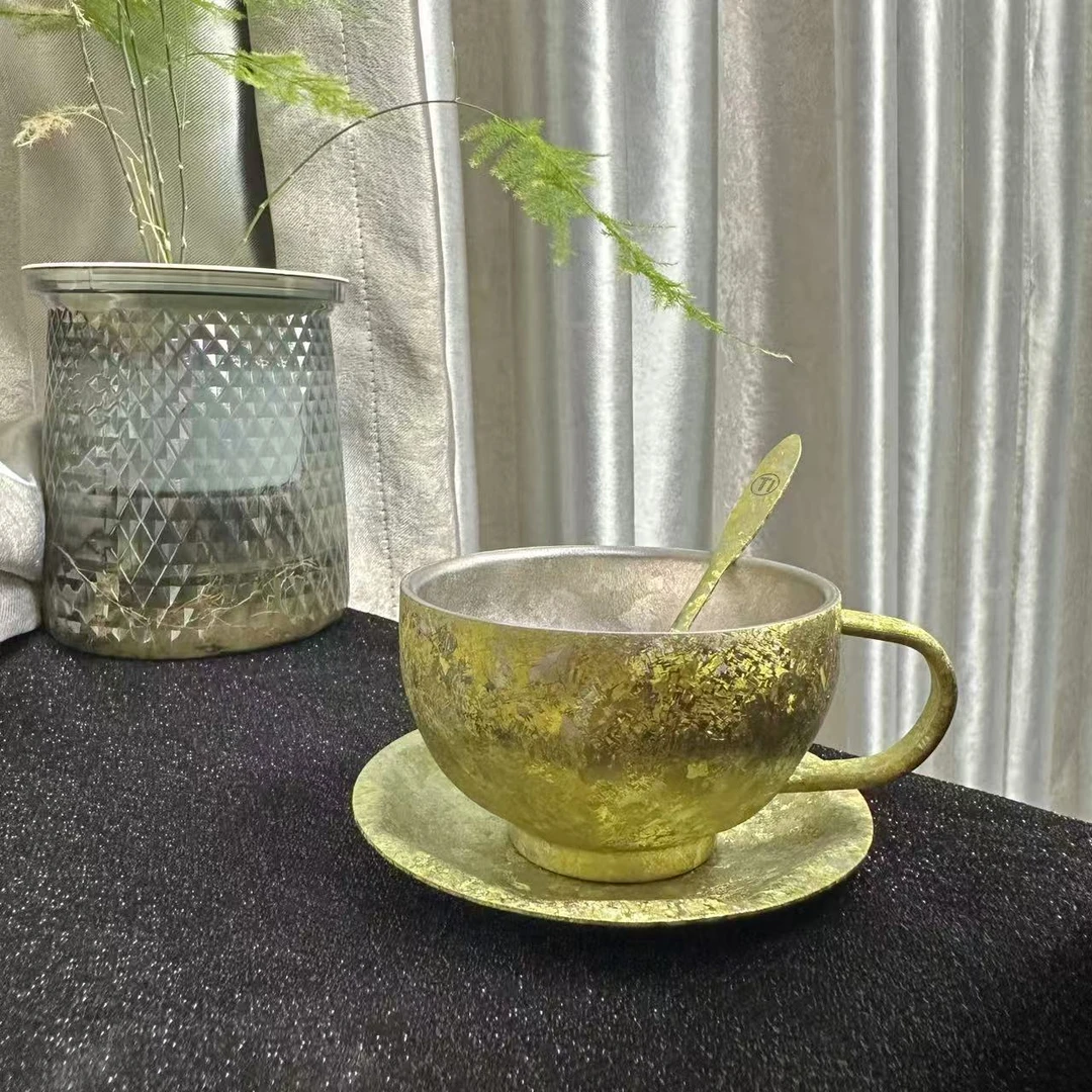 【净之钛】纯钛新款咖啡杯网红耐热主人杯
