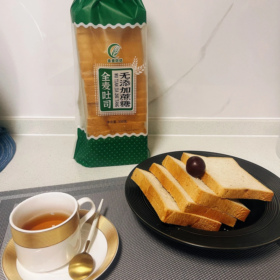 【金麦烘焙】全麦切片吐司面包软糯营养奶香适合做三明治的网红爆品