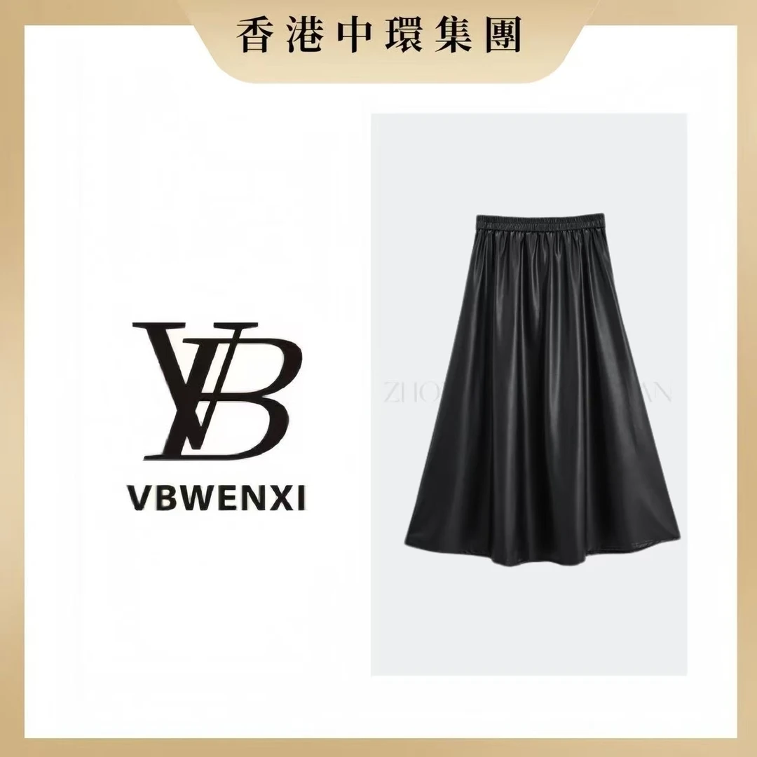 千金风高腰成人厚款拉链半身裙百搭显瘦气质时尚秋冬