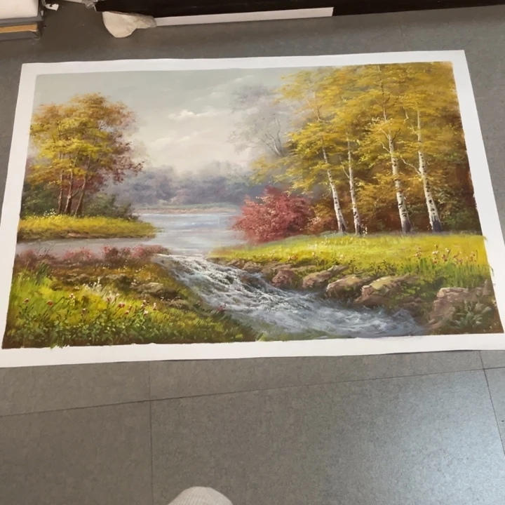 栀***开油画油画作品入选作品6090