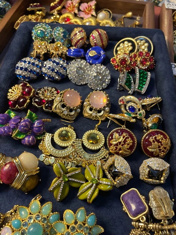 铜合金耳饰 中古款高级风复古首饰【专拍链接】请勿自行下单