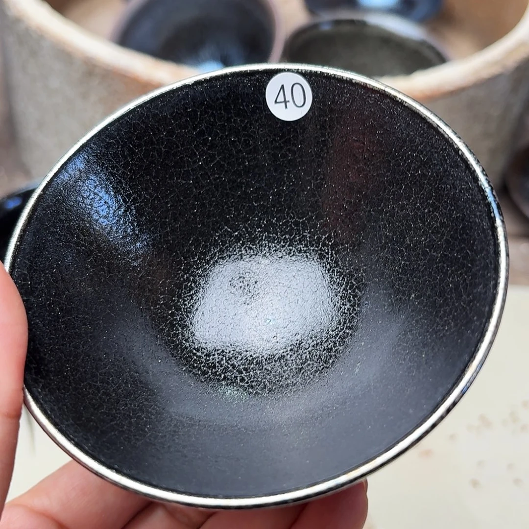 茶盏义兴龙窑建盏40微瑕