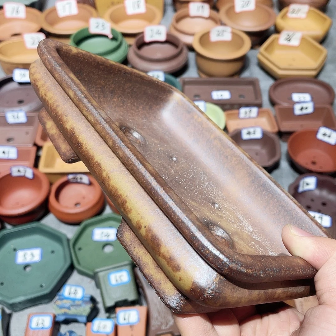 紫砂小盆19*13*2.5