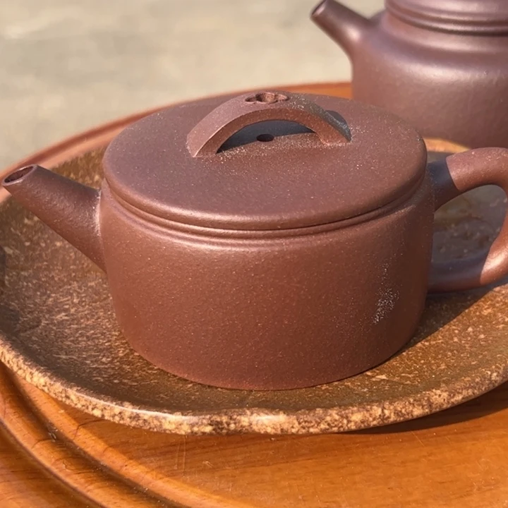紫砂茶壶底槽青汉瓦180c