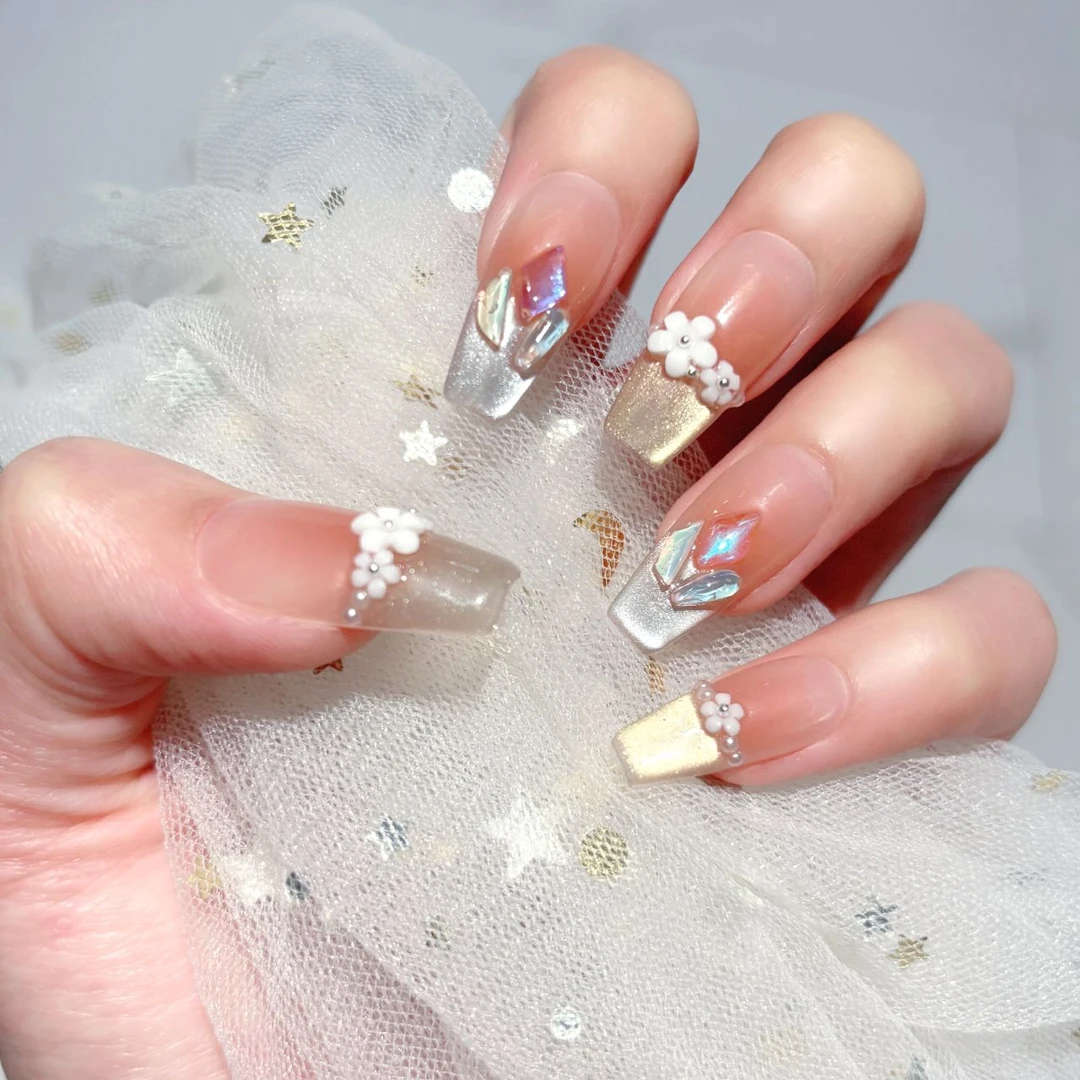 洛神花  气质轻奢显白手工穿戴甲