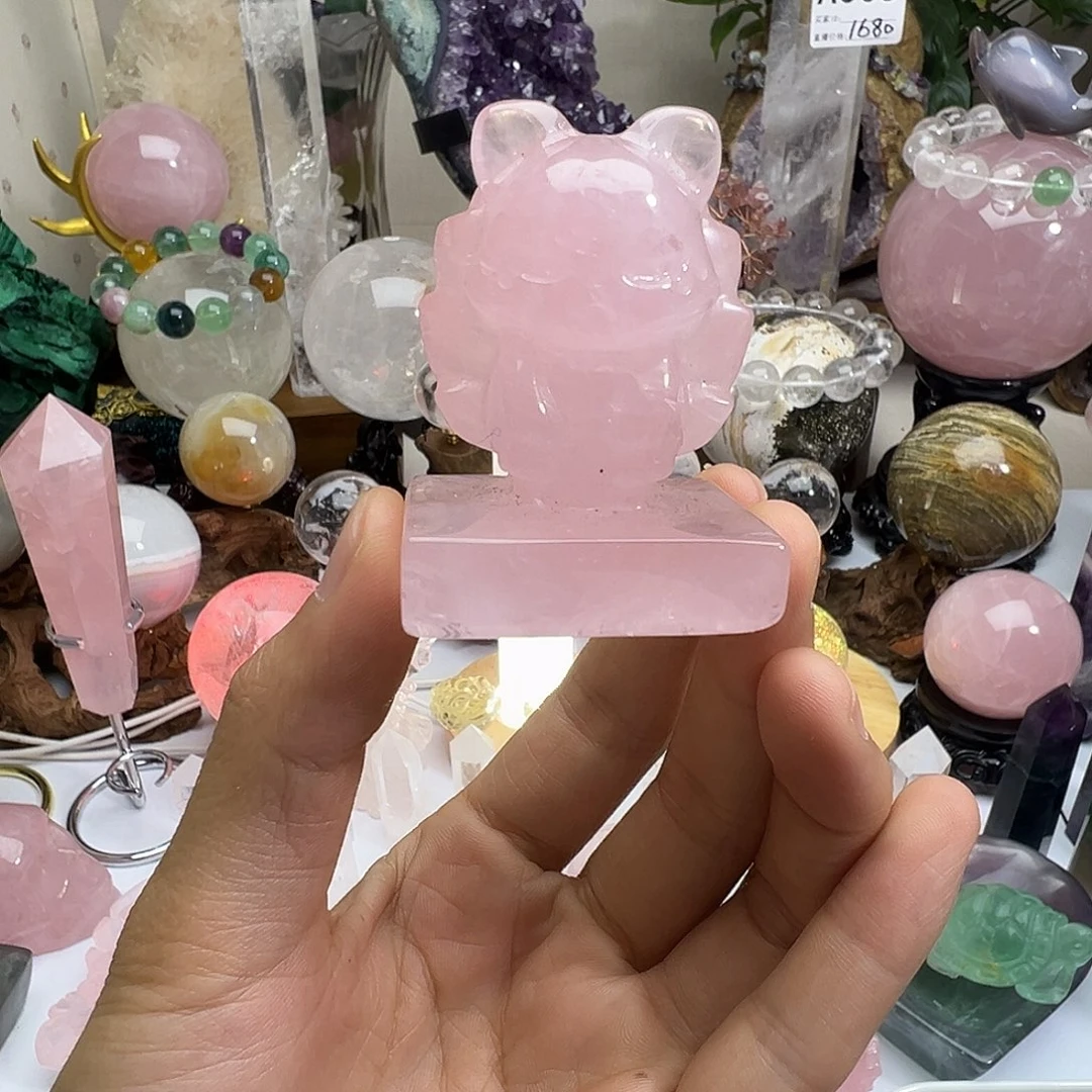 水晶珠宝半成品未镶嵌九尾