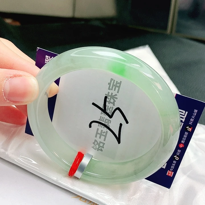 翡翠未镶嵌手镯缅甸天然a货翡翠手镯