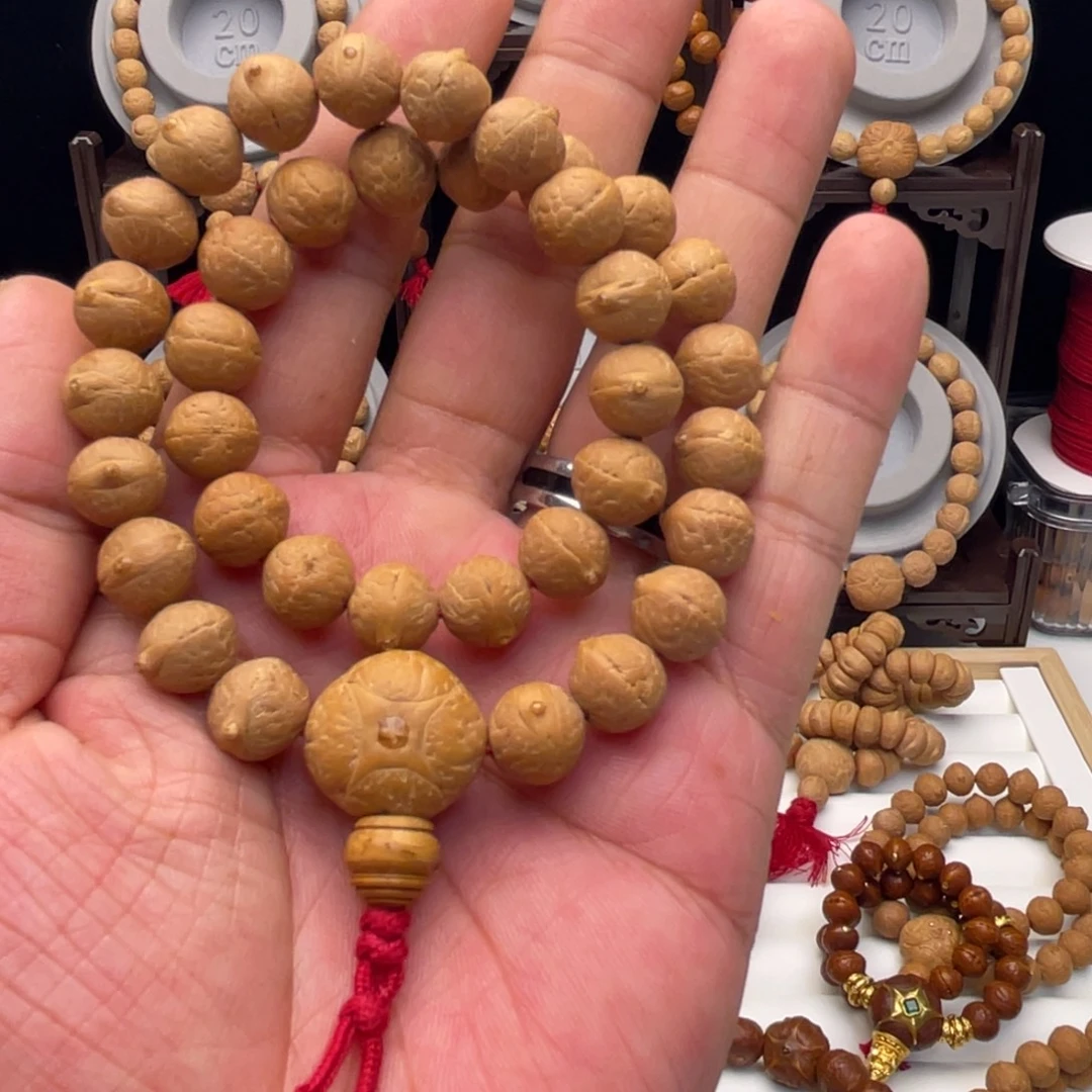 多***记凤眼菩提手串实心手持