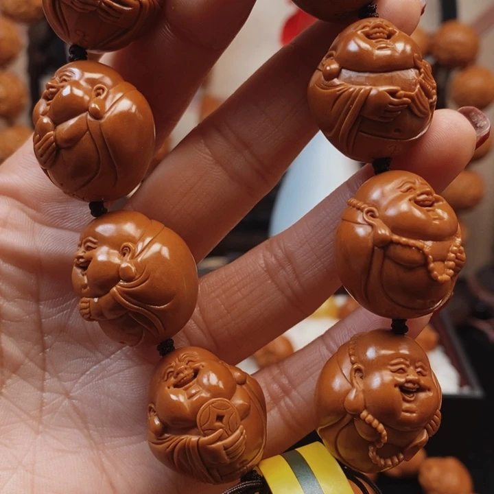 橄榄核手串/手链热***、手工弥勒2.2