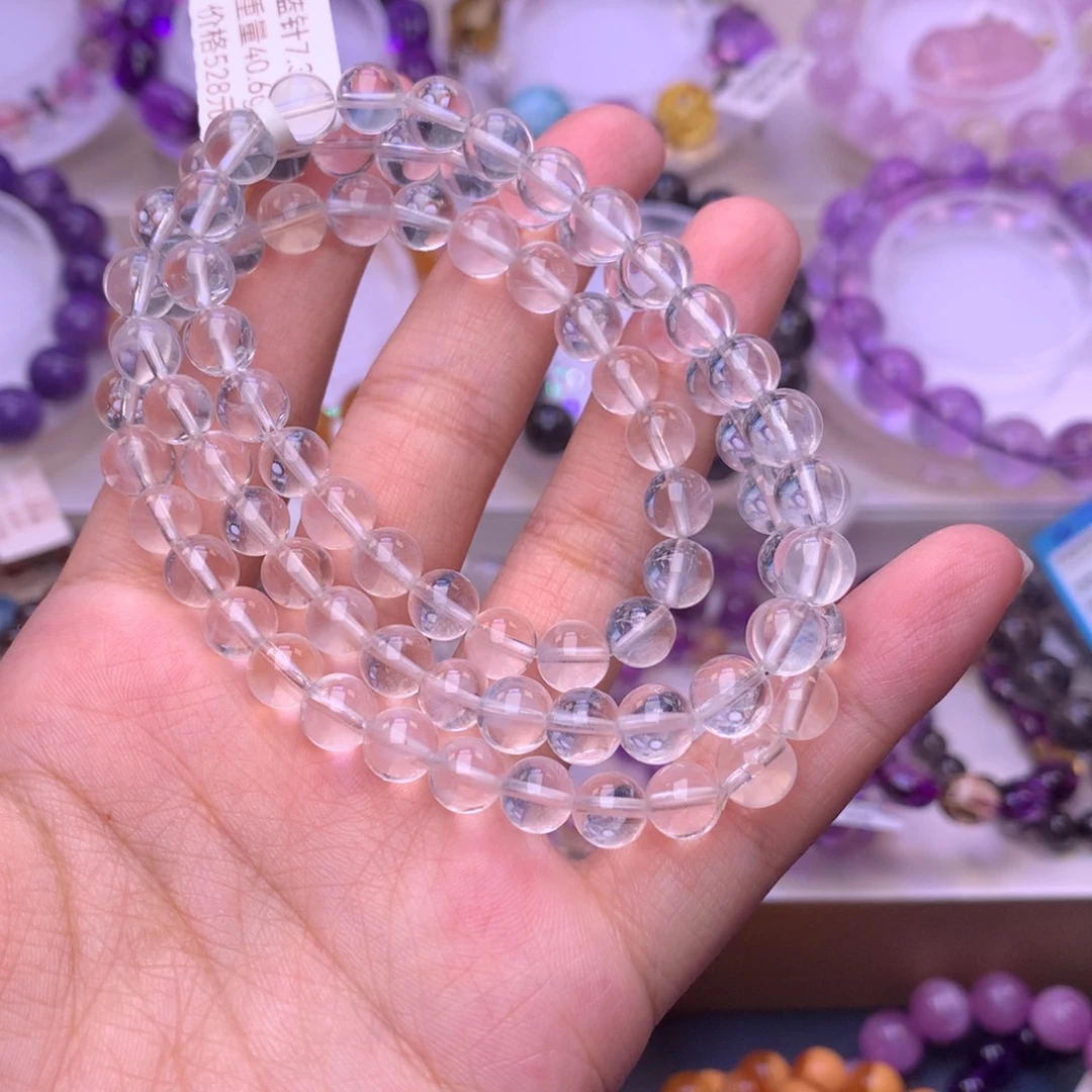 未镶嵌手链水晶蓝针水晶