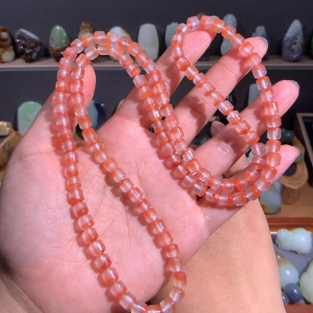 南红玛瑙手链未镶嵌