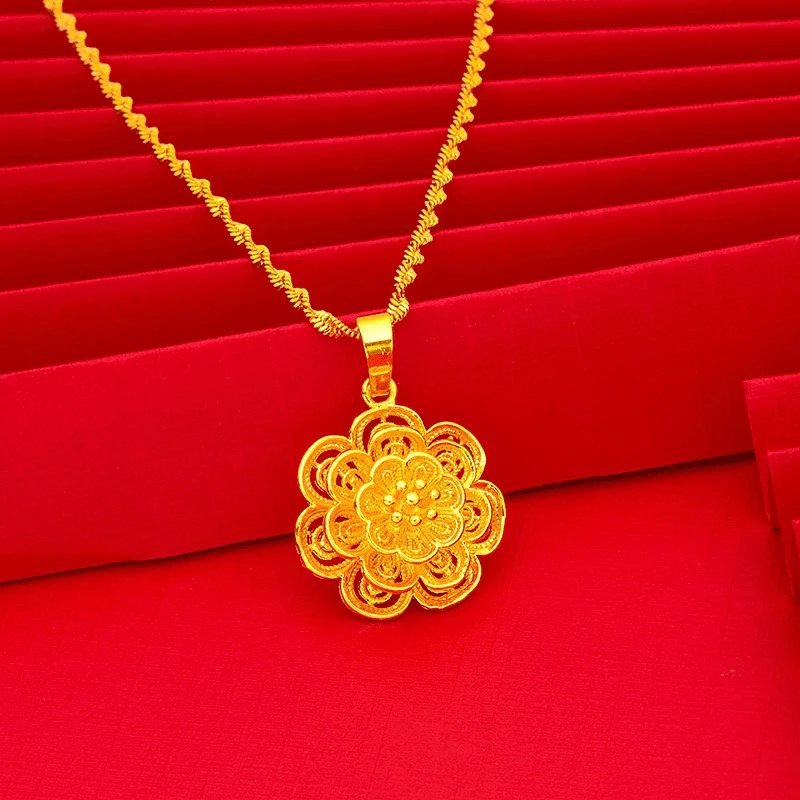 合金项链 2024新款【太阳花项链】女款时尚百搭气质精美轻奢潮流