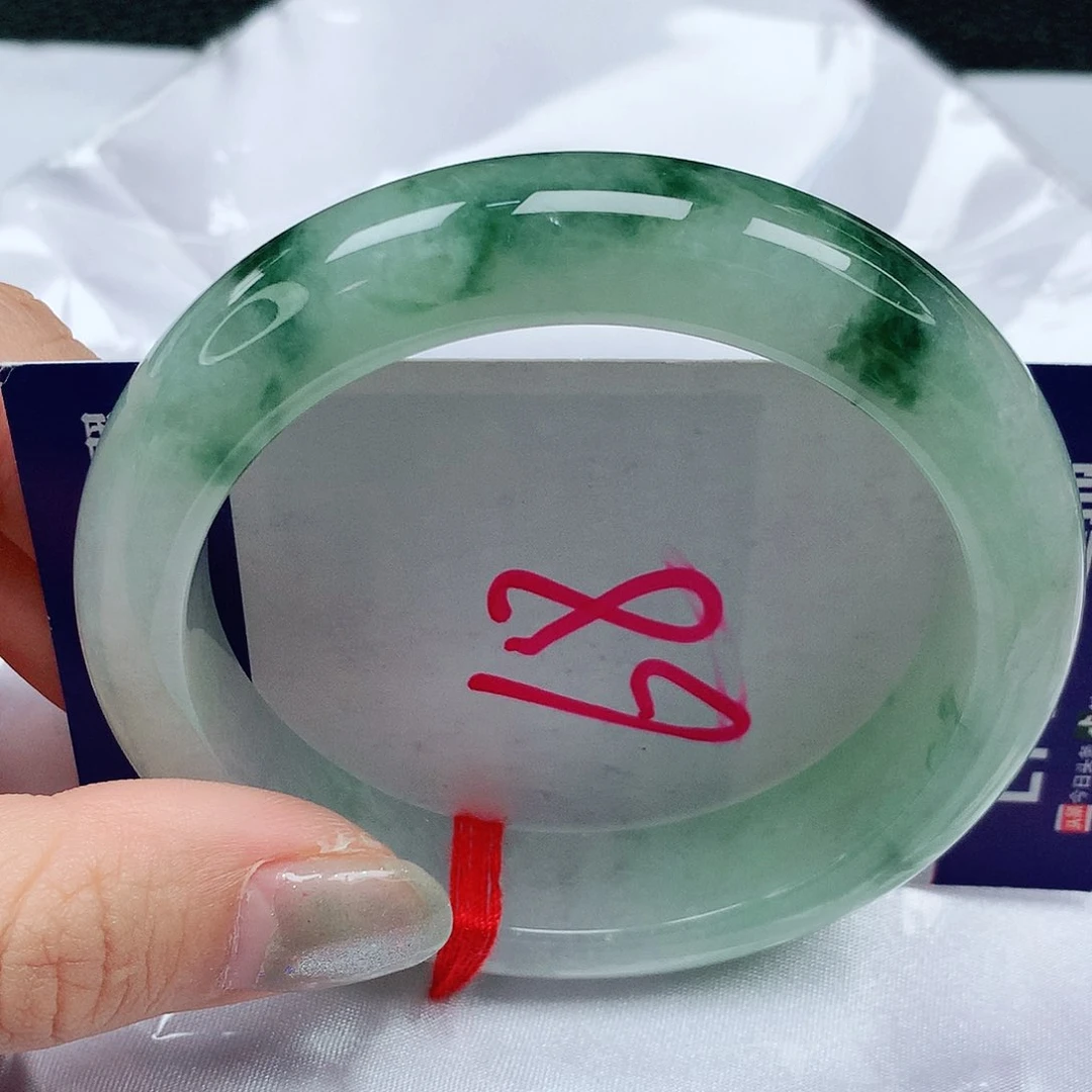 翡翠手镯未镶嵌58圈缅甸天然A货