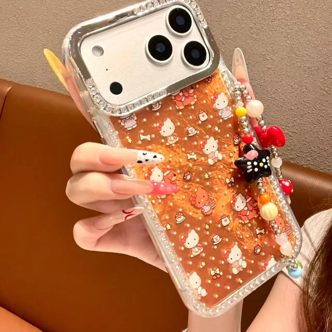 【自带相机保护按键】kt猫派对手机壳适用于苹果17/16/15/14保护壳