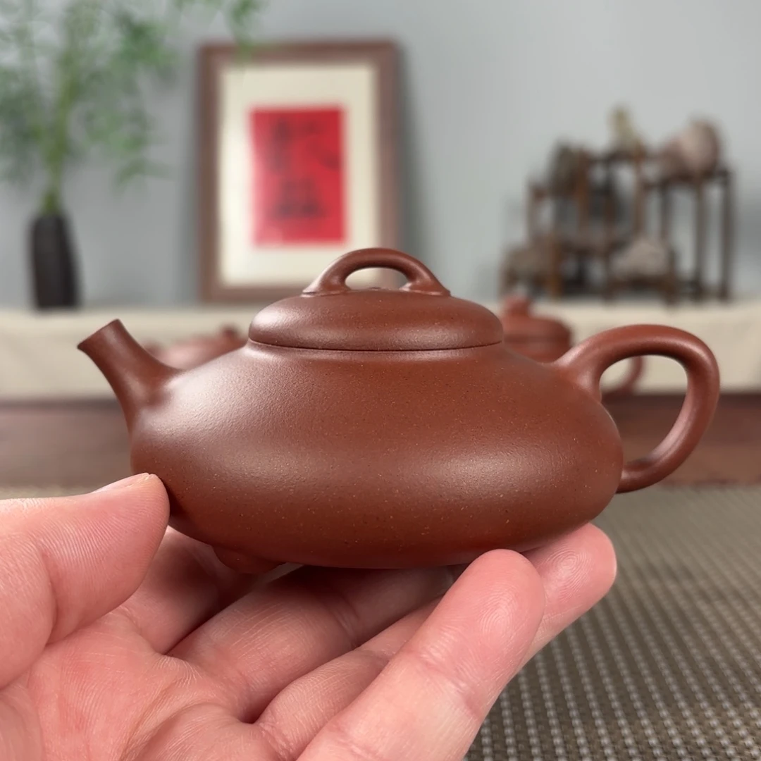 紫砂茶壶黄龙山原矿紫砂壶