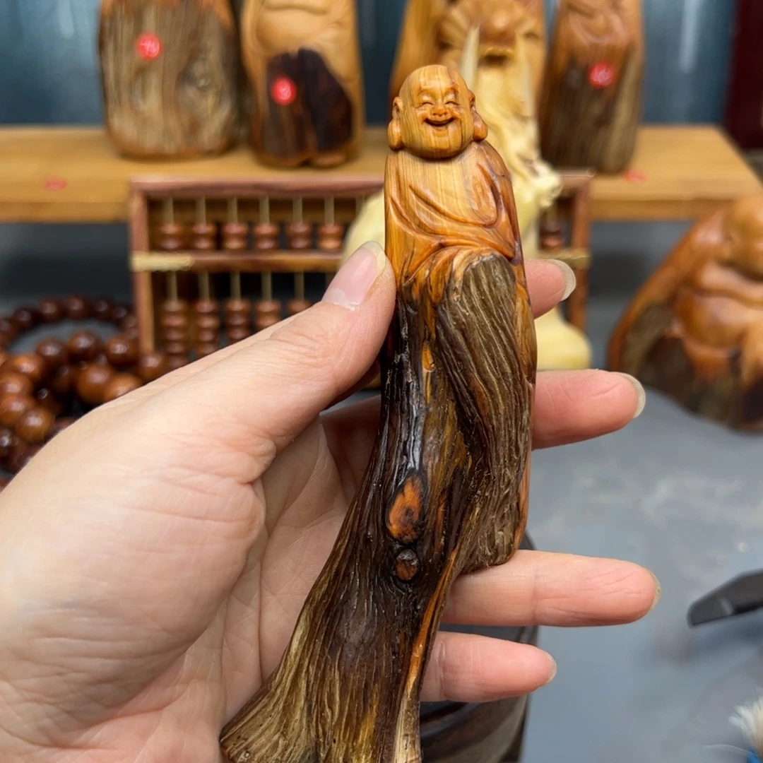 柏木崖柏木摆件手把件，26
