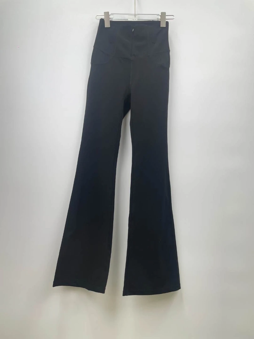 【富贵段拉链喇叭裤】薄款喇叭裤时尚高腰显瘦