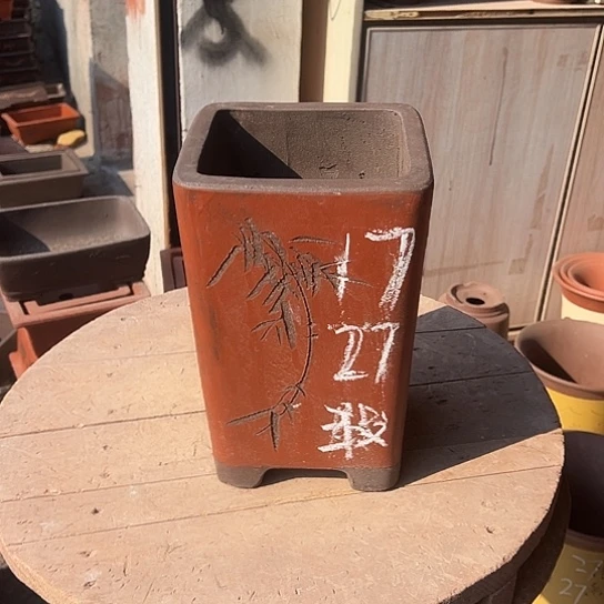 紫砂花盆透气花盆