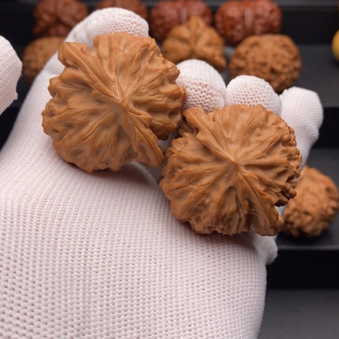 把件文玩核桃43尺全品野龙鳞