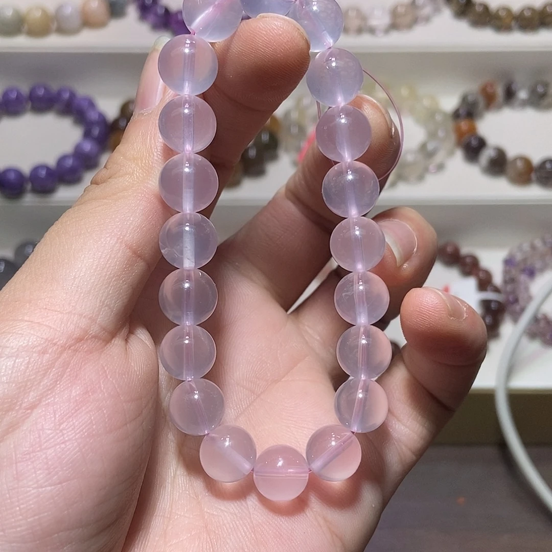手链水晶未镶嵌粉水晶