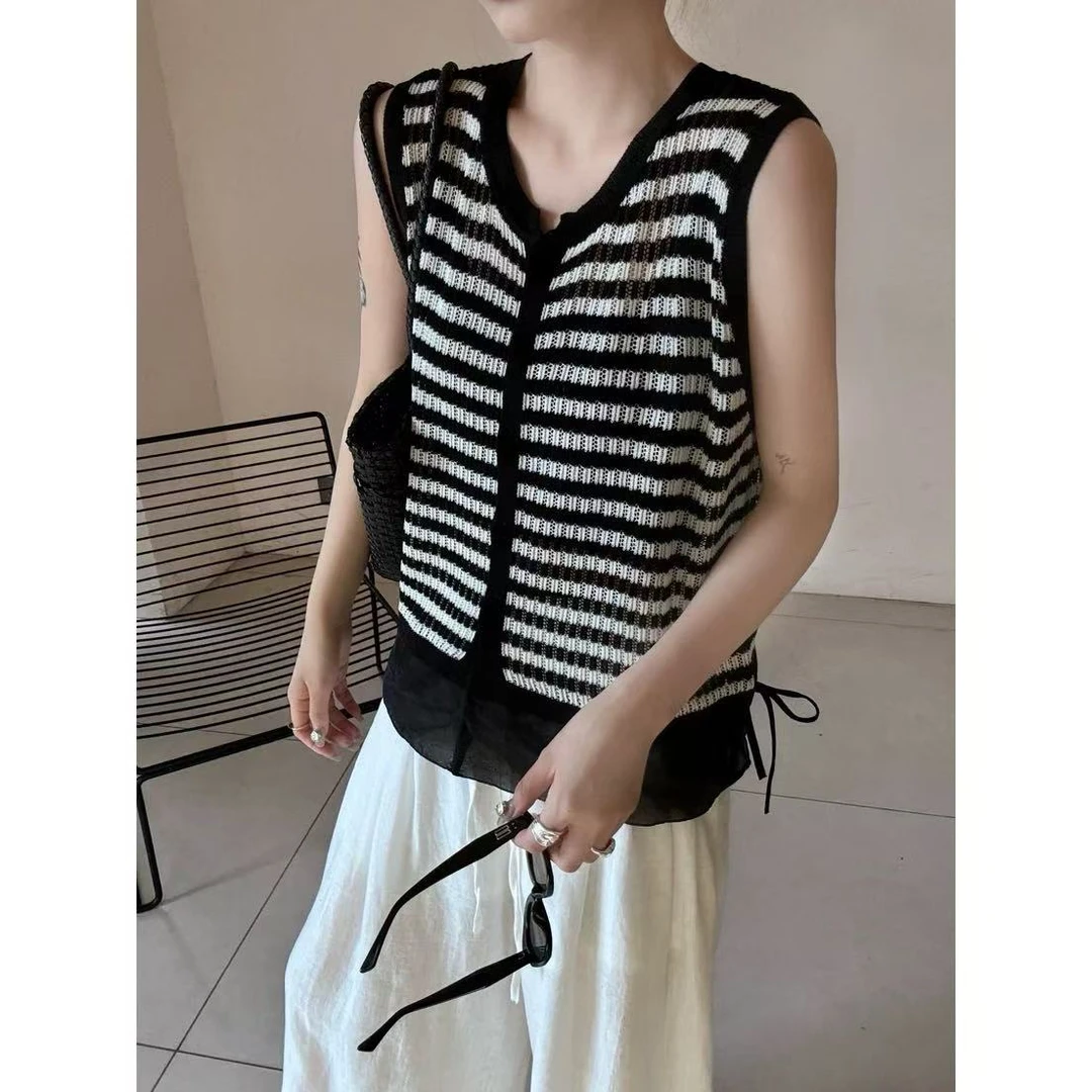 宽松型少女风圆领毛针织衫【1139】