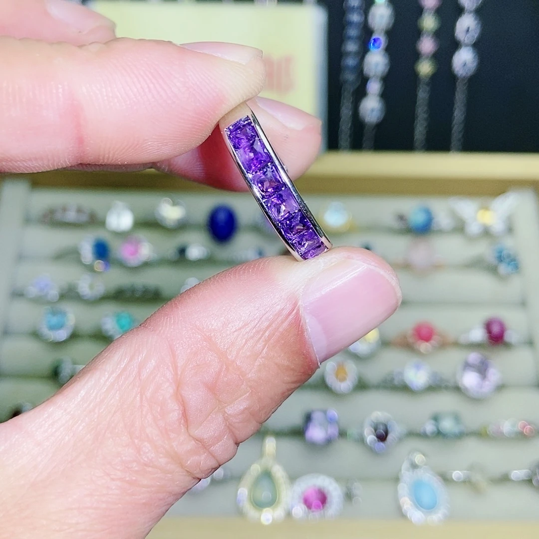 【闪购商品】未镶嵌戒指紫晶